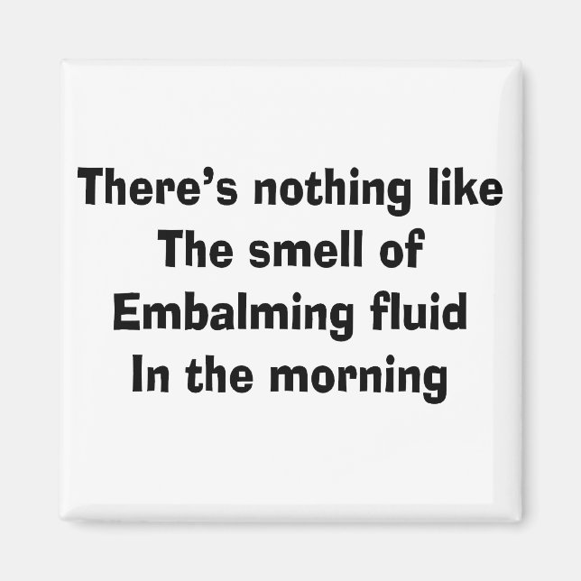 Beerdigungsdirektor der Funny Beerdigung - Geschen Magnet (Vorne)