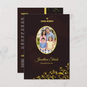 Beerdigungskarte Einladung