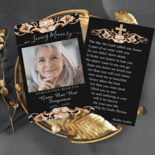 Beerdigungskarte Visitenkarte