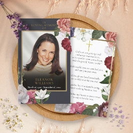 Beerdigungskarten Foto-Gebetskarten Visitenkarte