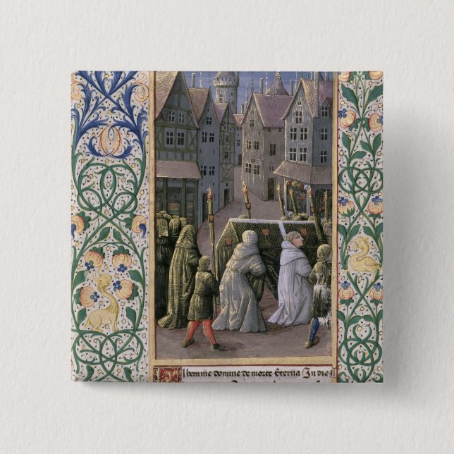 Beerdigungsprozession Button (Vorderseite)