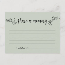 Beerdigungsservice, Schwarzer Bildschirm, Speicher Postkarte