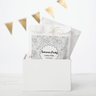 Beere Erdbeere Kirsche Schwarz Handgezeichnet Mode Geschenktütchen