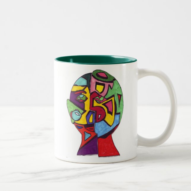 Beere Leon-Rachel R Zweifarbige Tasse (Rechts)