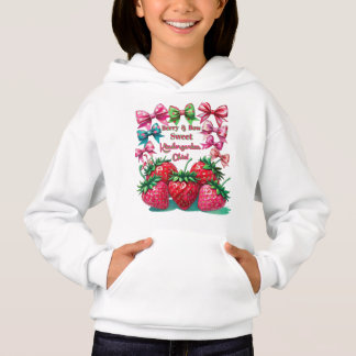 Beere und Schleife Süße Kindergarten Chic Hoodie