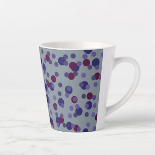 Beere, Violett und Lila Punkte Milchtasse