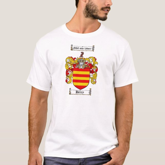 BEEREN-FAMILIENWAPPEN - BEEREN-WAPPEN T-Shirt (Vorderseite)