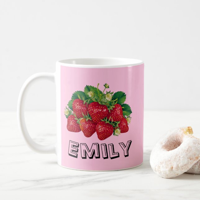 Beeren-lecker Kaffeetasse (Mit Donut)