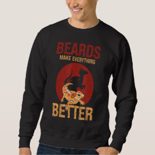 Beeren machen alles besser Echtheitsleder Sweatshirt