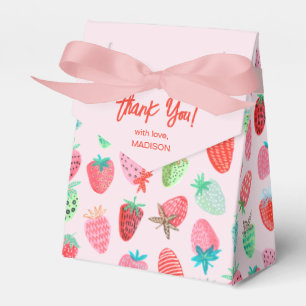 Beeren süße Babyparty Erdbeere Geschenkschachtel