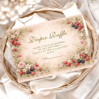Beeren süße florale Babyparty-Verlosung