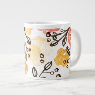 Beeren und Blumen Jumbo-Tasse