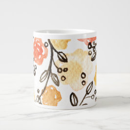 Beeren und Blumen Jumbo-Tasse