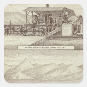 Beerenranch, Lindsay Quadratischer Aufkleber