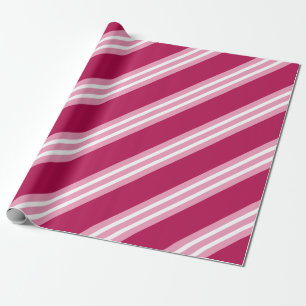 Beerenrosa Bonbon-Weihnachtsgeschenkpapier Geschenkpapier