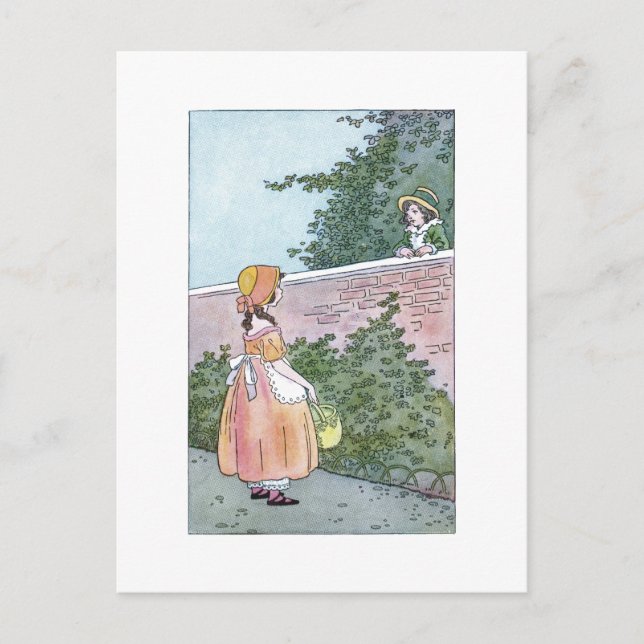 Beerensammeln Postkarte (Vorderseite)