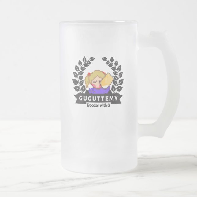 Beerjug withG Mattglas Bierglas (Rechts)