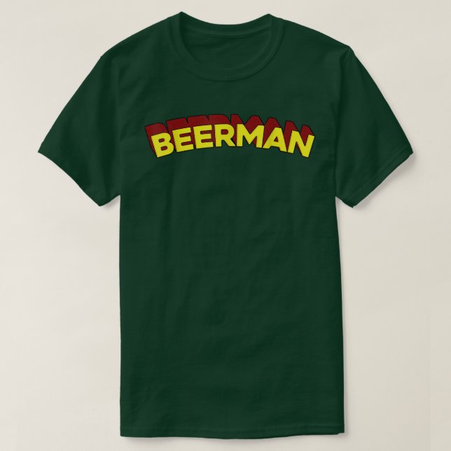 Beerman Beer  T-Shirt (Design vorne)
