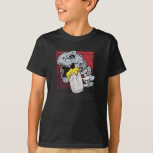 Beerosaurus Bierosaurier Bier Alkohol - Bier T-Shirt