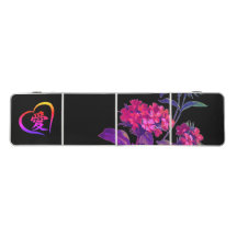 Table de ping FLEURS JAPONAISES ET KANJI LOVE