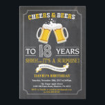 Beers and Bers 18. Geburtstag Einladungskarte<br><div class="desc">Beers and Beers 18. Geburtstag Einladungskarte mit Chalkboard Hintergrund. Für weitere Anpassungen klicken Sie bitte auf die Schaltfläche "Anpassen" und verwenden Sie unser Designwerkzeug,  um diese Vorlage zu ändern.</div>