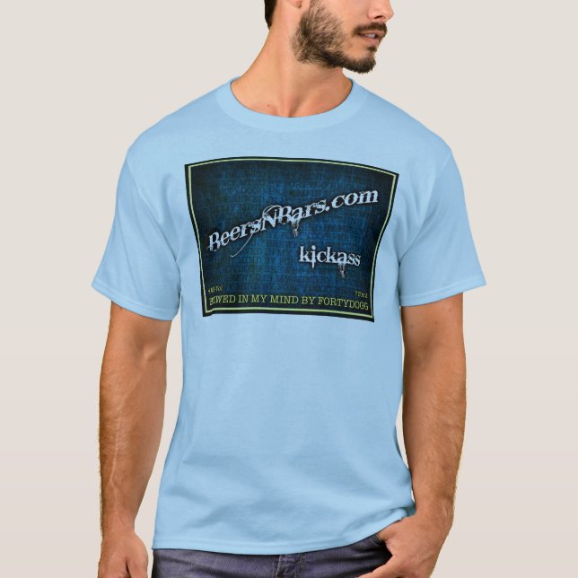BeersNBars.com T-Shirt (Vorderseite)