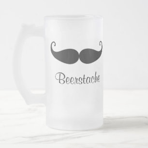Beerstache Bier-Tasse Mattglas Bierglas