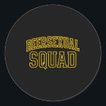Beerual Squad Matching Group Bachelor Party Design Runder Aufkleber<br><div class="desc">Beerual Squad Matching Group Bachelor Party Design</div>
