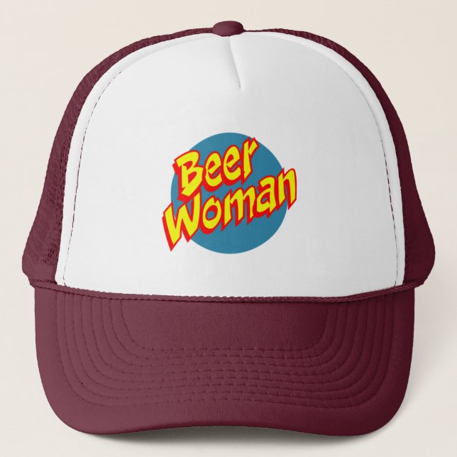 BeerWoman Truckerkappe (Vorderseite)