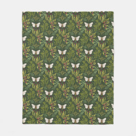 Bees and Foliage Fleece Blanket