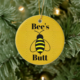 Bee's Hintern Keramik Ornament