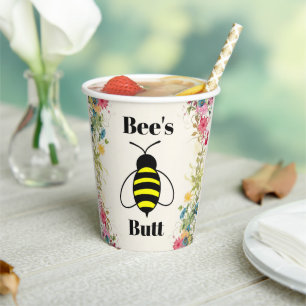 Bee's Hintern Paper Cup Pappbecher