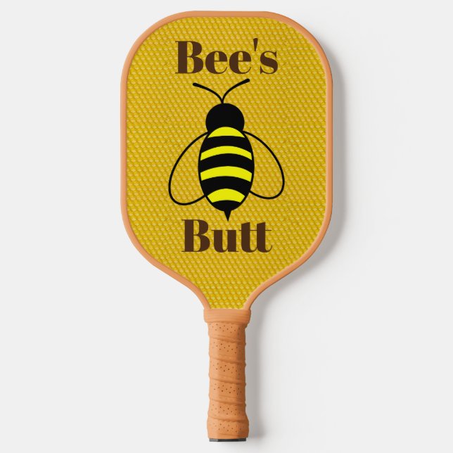 Bee's Hintern Pickleball Paddel Schläger (Vorderseite)