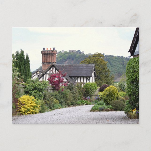 Beeston Castle View Postkarte (Vorderseite)