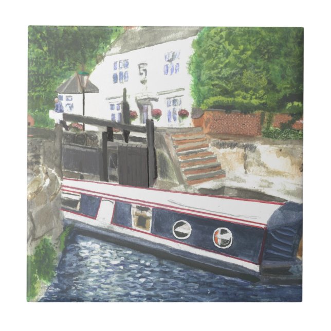 Beestonl Verschluss-Haus Nottingham Fliese (Vorderseite)