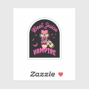 Beet Juice Vampire Aufkleber