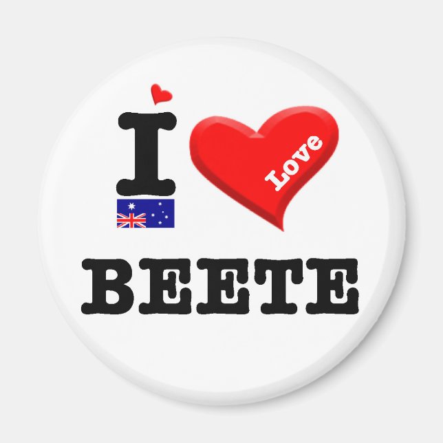 BEETE - I LIEBE MAGNET (Vorne)