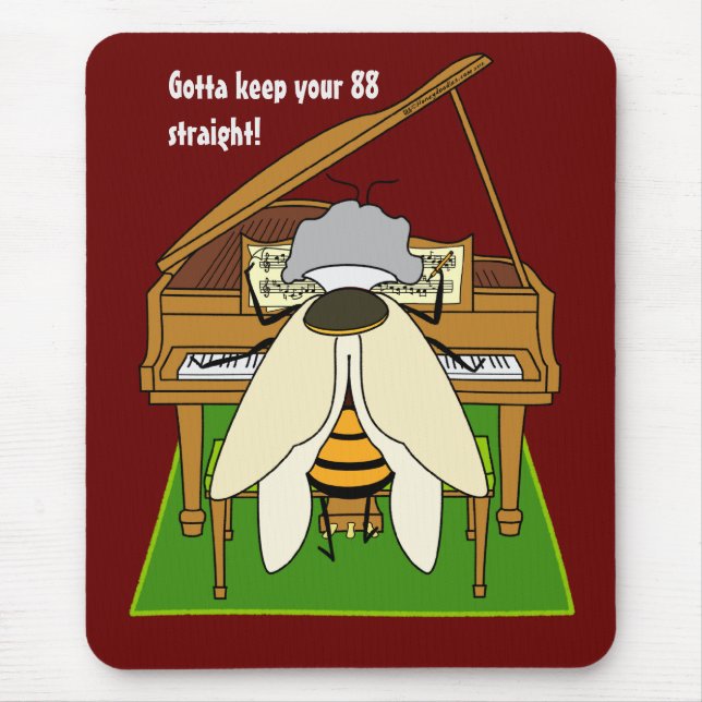 Beethoven - "88 gerade" Mousepad (Vorne)