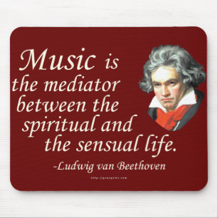 Beethoven auf Musik Mousepad