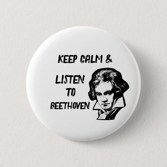 Beethoven Button/ Button (Vorderseite)