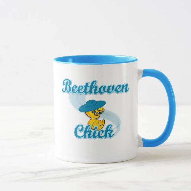 Beethoven Chick #3 Tasse (Rechts)