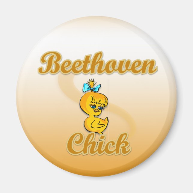 Beethoven Chick Magnet (Vorne)