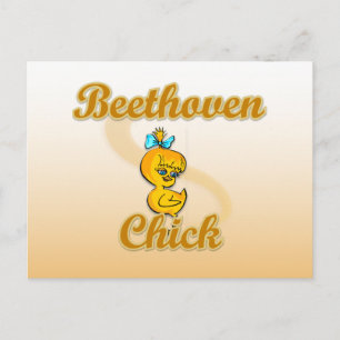 Beethoven Chick Postkarte