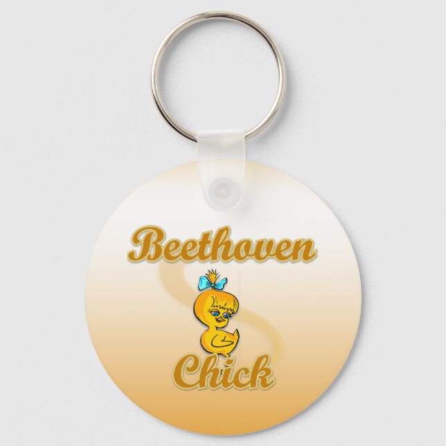 Beethoven Chick Schlüsselanhänger (Vorderseite)