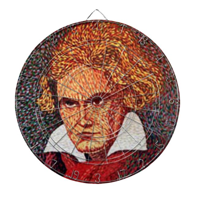 Beethoven Dartscheibe (vorne)
