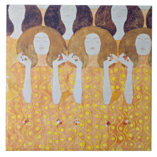 Beethoven Frieze (Detail), Gustav Klimt Fliese