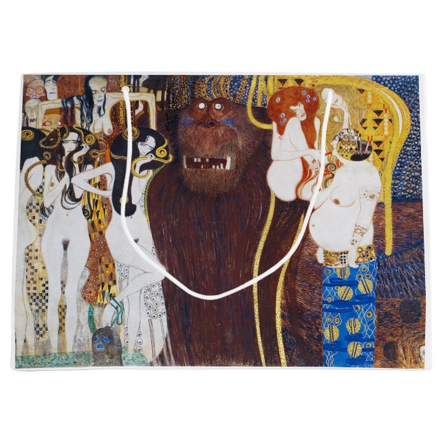Beethoven Frieze (Detail), Gustav Klimt Große Geschenktüte (Vorderseite)