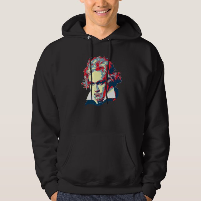 Beethoven Hoodie (Vorderseite)
