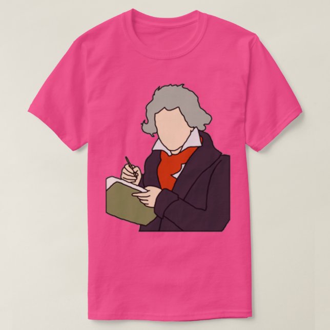 Beethoven Illustration T-Shirt (Design vorne)