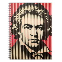 Beethoven im optischen Täuschungsstil von BAUHAUS
